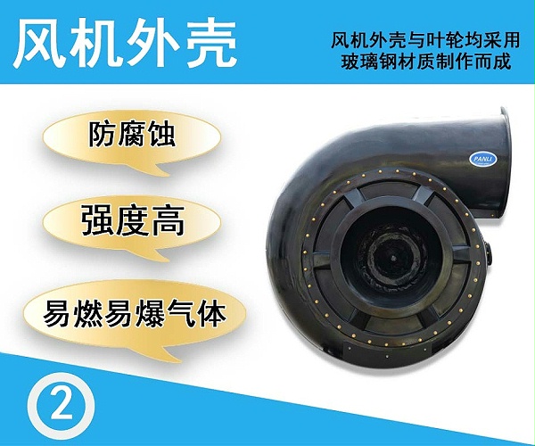 苏州防爆玻璃钢高压风机机壳