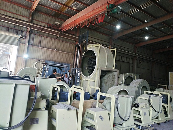 磐力风机：风机半成品组装车间